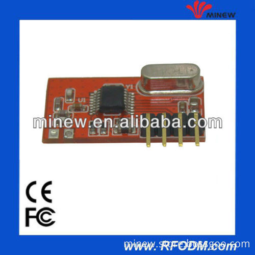 strong anti-jamming function rf vhf receiver module 433.92mhz for high-end industry application